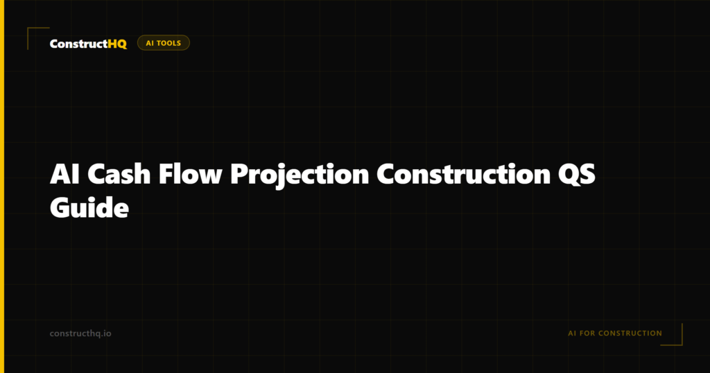 AI Cash Flow Projection Construction QS Guide